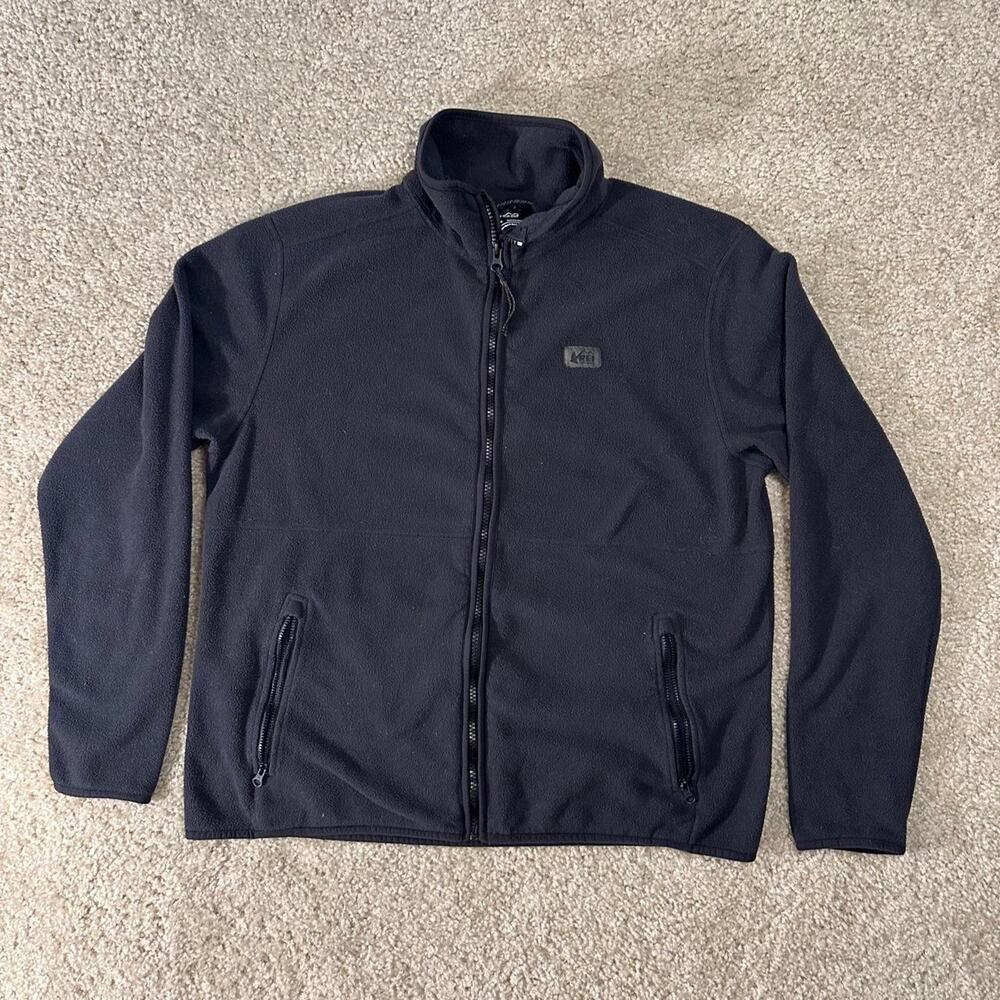 Rei co op black fleece jacket